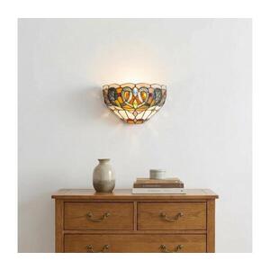 Imagine BRILAGI - Aplica de perete Tiffany din vitralii LUISA 1xE27/40W/230V