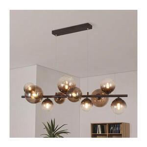 Imagine BRILAGI - Candelabru LED suspendat pe cablu MILLA 10xG9/3W/230V maro/maro fumuriu