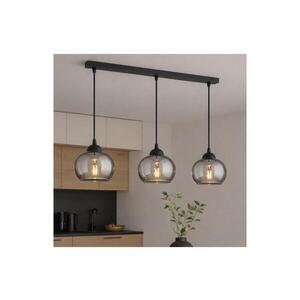 Imagine BRILAGI - Lustră suspendată pe cablu DIOR 3xE27/60W/230V, negru/gri fumuriu