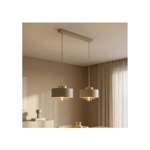 Imagine BRILAGI - Lustră suspendată pe cablu SPRING 2xE27/60W/230V, bej/auriu