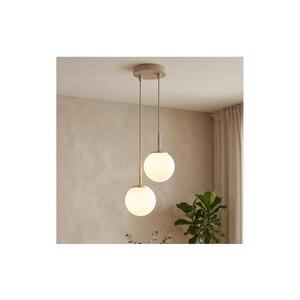Imagine BRILAGI - Lustră suspendată pe cablu, MILO ECRU 2x E27, 60 W, 230 V, bej/auriu