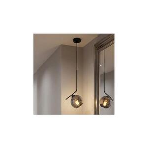 Imagine BRILAGI - Pendul pe cablu DIOR 1xE27/60W/230V negru/gri fumuriu