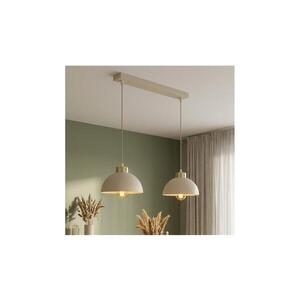 Imagine BRILAGI - Pendul pe cablu MOON 2xE27/60W/230V bej/auriu