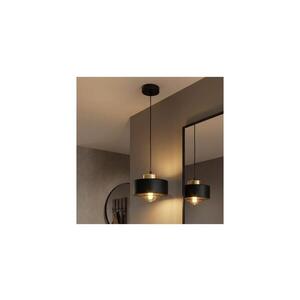 Imagine BRILAGI - Lustră suspendată pe cablu SPRING 1xE27/60W/230V Ø20 cm negru/auriu