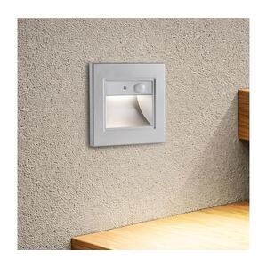 Imagine BRILAGI - Lampă LED pentru scări STEP LIGHT cu senzor, 1, 5 W, 230 V, IP44, argintiu
