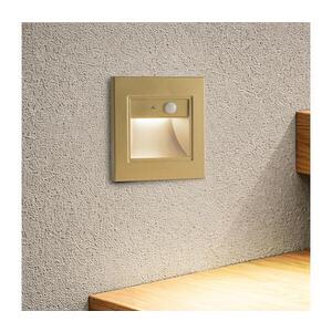 Imagine BRILAGI - Lampă LED pentru scări cu senzor STEP LIGHT LED/1, 5W/230V IP44, aurie