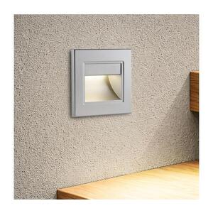 Imagine BRILAGI - Corp de iluminat LED pentru scări STEP LIGHT, 1, 5W/230V, IP44, argintiu