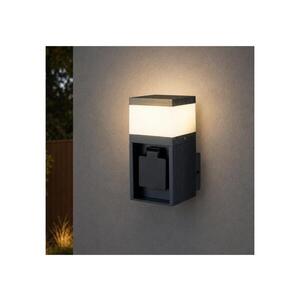 Imagine BRILAGI - Lampă de exterior cu priză SCHUKO PILLAR 1xG9/11W/230V IP44 antracit