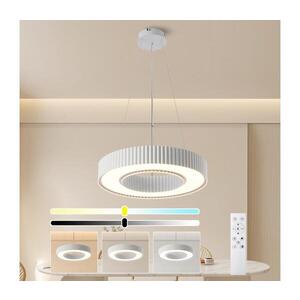 Imagine BRILAGI - Lustră LED dimabilă LUMIX, 48 W, 230 V, 3000–6000 K, alb, Ø 50 cm + telecomandă