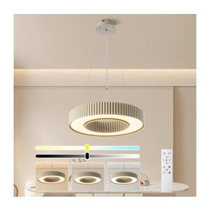 Imagine BRILAGI - Lustră LED LUMIX, cu dimmer, LED/48W/230V 3000-6000K, bej Ø 50 cm + telecomandă