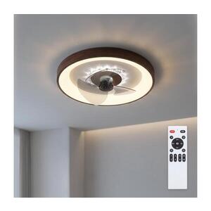 Imagine BRILAGI - lator de tavan cu LED dimabil, 34W/230V, Ø 46 cm, maro + telecomandă