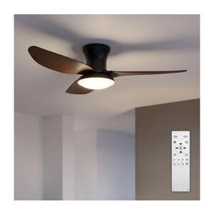 Imagine BRILAGI - lator de tavan cu LED dimabil, 38W/230V, 100 cm, negru/maro + telecomandă