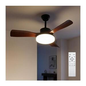 Imagine BRILAGI - lator de tavan cu LED dimabil, 34W, 230V, 106 cm, negru/maro +telecomandă