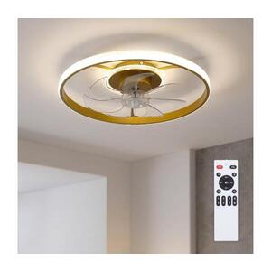 Imagine BRILAGI - lator de tavan LED dimabil, 66 W, 230 V, 55 cm, alb/auriu + telecomandă