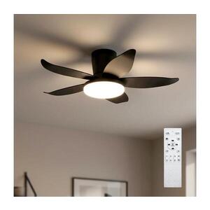 Imagine BRILAGI - lator de tavan LED dimabil, Ø 95 cm, 32W, 230V, negru, cu telecomandă