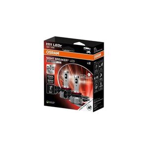 Imagine Set 2 buc. Bec LED auto NIGHT BREAKER SMART H11 PGJ19-2/14W/12V 6000K - Osram