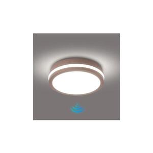 Imagine BRILAGI - Lampă LED de exterior cu senzor BENE, LED/18W/230V, diam. 21, 5 cm, maro, IP54