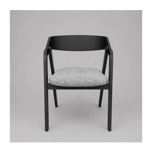 Imagine Scaun de dining LUSO, negru/gri