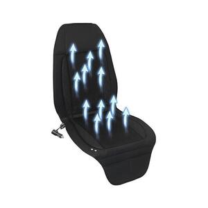 Imagine Husă pentru scaun auto cu lație 10W/12V negru