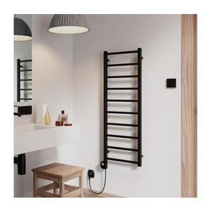 Imagine Vertaduro - Radiator de baie cu termostat ZOE 400W 114x40 cm negru