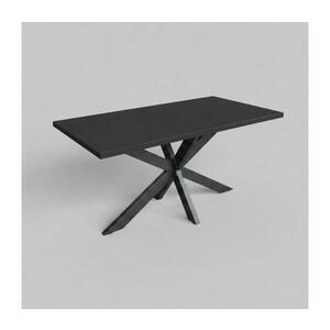 Imagine Masă de dining extensibilă SAMLE, 150/190 x 80 cm, neagră