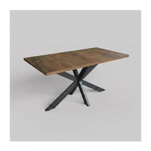 Imagine Masă de dining extensibilă SAMLE 150/190x80 cm, stejar Lefkas/negru