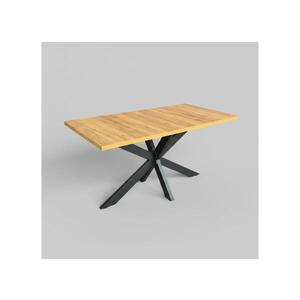 Imagine Masă de dining extensibilă SAMLE 150/190 x 80 cm stejar craft/negru