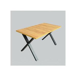 Imagine Masă extensibilă de dining DOMO 150/190x80 cm stejar craft/negru