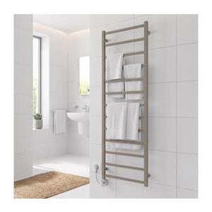Imagine Vertaduro ZOE - Radiator de baie cu termostat, 400 W, 150 x 50 cm, taupe