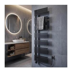 Imagine Vertaduro - Radiator de baie cu termostat MICHELLE, 900W, 177 x 50 cm, antracit