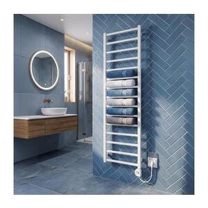 Imagine Vertaduro - Radiator de baie ZOE cu termostat, 400W, 186x50 cm, alb