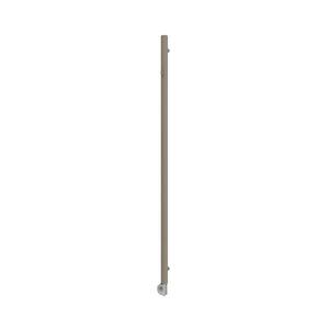 Imagine Vertaduro - Radiator de baie cu termostat ERDA, 400 W, 180 x 5 cm, taupe