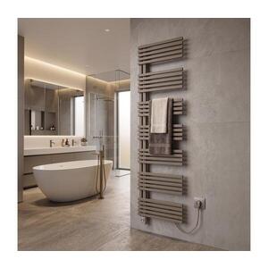 Imagine Vertaduro - Radiator de baie cu termostat MICHELLE 900 W 177 x 50 cm taupe