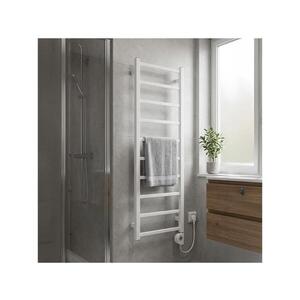 Imagine Vertaduro - radiator de baie ZOE cu termostat, 400 W, 114 x 40 cm, alb