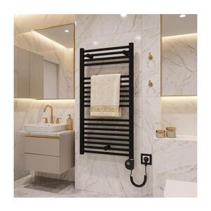 Imagine Vertaduro DENISE - radiator de baie cu termostat, 400 W, 94 x 50 cm, negru