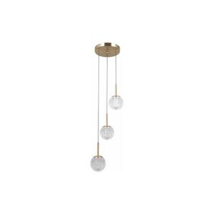 Imagine PND-40827-3-HBR-CL - Pendul pe cablu PADRI 3xG9/5W/230V, auriu