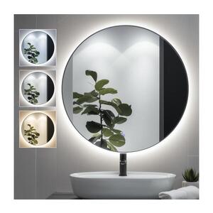 Imagine BRILAGI - Oglindă LED de baie VENA, neagră, 26 W, 230 V, 80 cm, IP44, CRI 90, dimmabilă + CCT