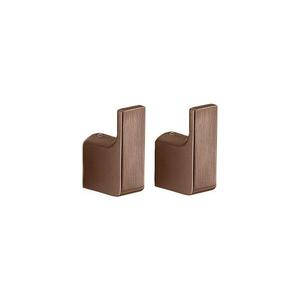 Imagine Gedy - Set 2 buc. cârlige de perete PIRENEI, finisaj bronz