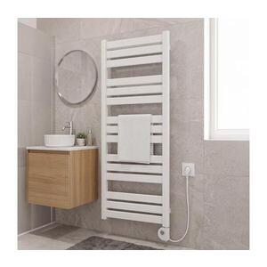 Imagine Vertaduro - Radiator de baie cu termostat LUCY, 600 W, 125 x 50 cm, alb