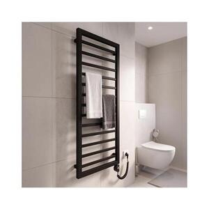 Imagine Vertaduro - Radiator de baie cu termostat ADEL 600W 128x50 cm negru