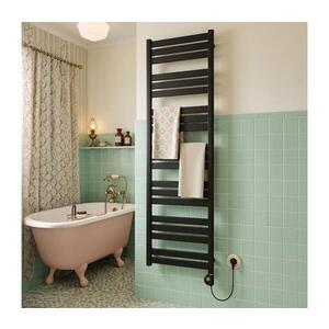 Imagine Vertaduro - Radiator de baie cu termostat LUCY 800W 177x50 cm negru