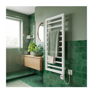 Imagine Radiator de baie Vertaduro ADEL cu termostat, 400 W, 100 x 50 cm, alb
