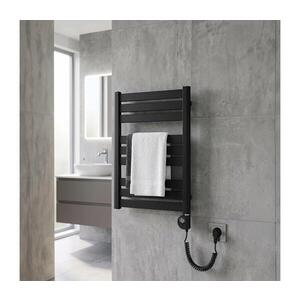 Imagine Vertaduro - Radiator de baie LUCY cu termostat, 400 W, 73 x 50 cm, negru