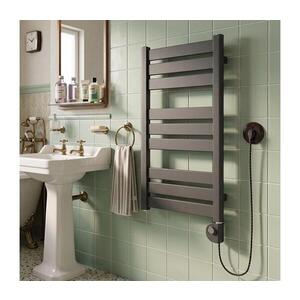 Imagine Vertaduro - Radiator de baie cu termostat LUCY, 400 W, 73 x 50 cm, antracit