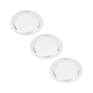 Imagine SET 3x corp de iluminat LED încastrat DIAMOND LED/3, 5W/230V 3000K Philips