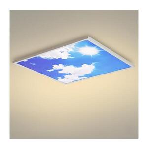 Imagine BRILAGI - Plafonieră LED SLIMFRAME SKY, 58W, 230V, 60 x 60 cm, argintiu/albastru