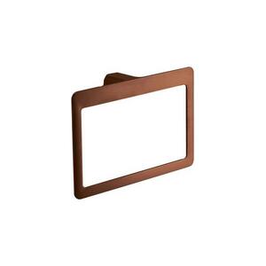 Imagine Gedy - Suport de perete pentru prosoape PIRENEI 15x23 cm bronz