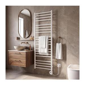 Imagine Vertaduro SIMONE - Radiator de baie cu termostat, 600 W, 144 x 50 cm, alb