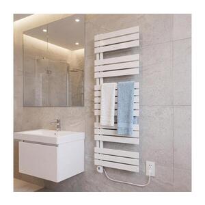 Imagine Vertaduro - Radiator de baie cu termostat ZIVA 800W 177x50 cm alb