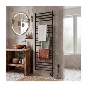 Imagine Vertaduro - Radiator de baie cu termostat SIMONE, 600 W, 144 x 50 cm, antracit